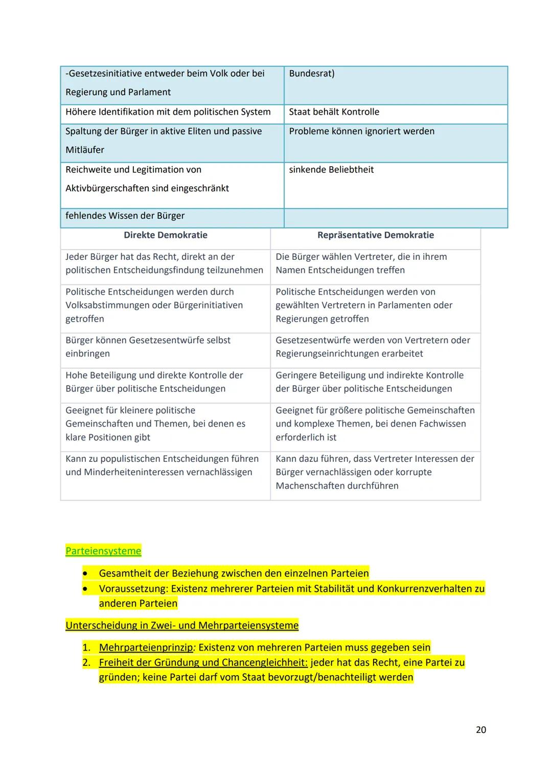 Q1.1 Verfassung und Verfassungswirklichkeit: Rechtsstaatlichkeit und
Verfassungskonflikte
Verfassungswirklichkeit nicht alle Normen sind bzw