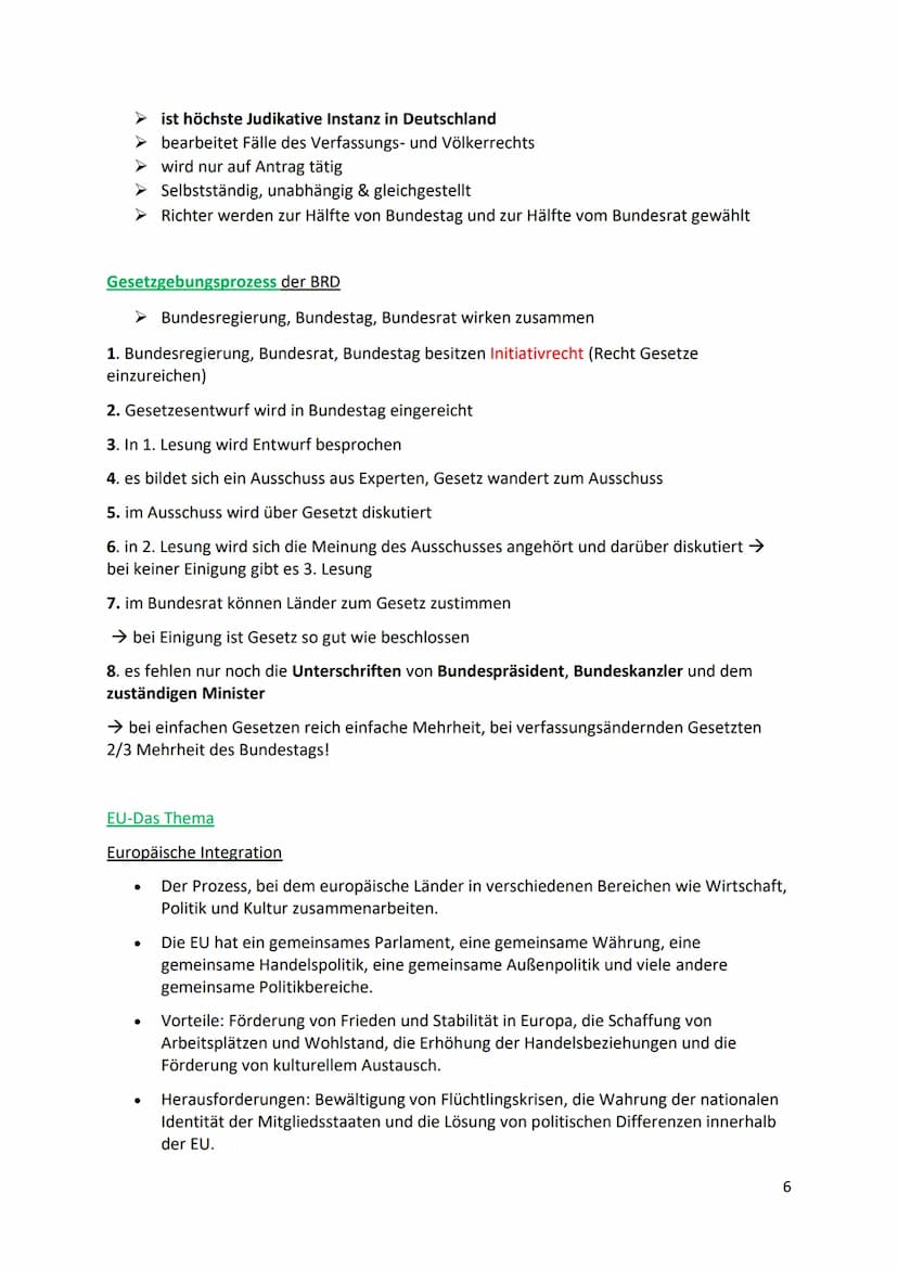 Q1.1 Verfassung und Verfassungswirklichkeit: Rechtsstaatlichkeit und
Verfassungskonflikte
Verfassungswirklichkeit nicht alle Normen sind bzw