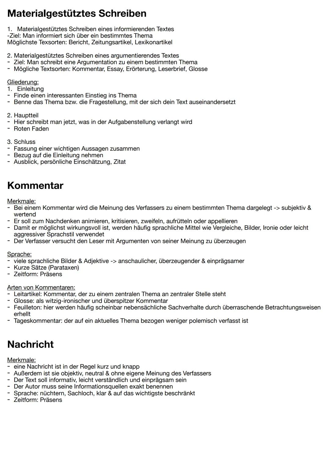 Erzähltextanalyse
Bei einer Erzähltextanalyse wird ein Erzähltest oder ein Ausschnitt eines Erzähltextes analysiert und interpretiert.
Eine 
