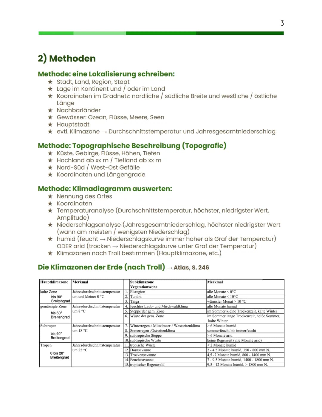 Geographie
Leistungskurs
Abitur 2024
Jay, Q2 Inhaltsverzeichnis
1) Physische Geographie (Basics / Standardbegriffe)
2) Methoden
✰ eine Lokal