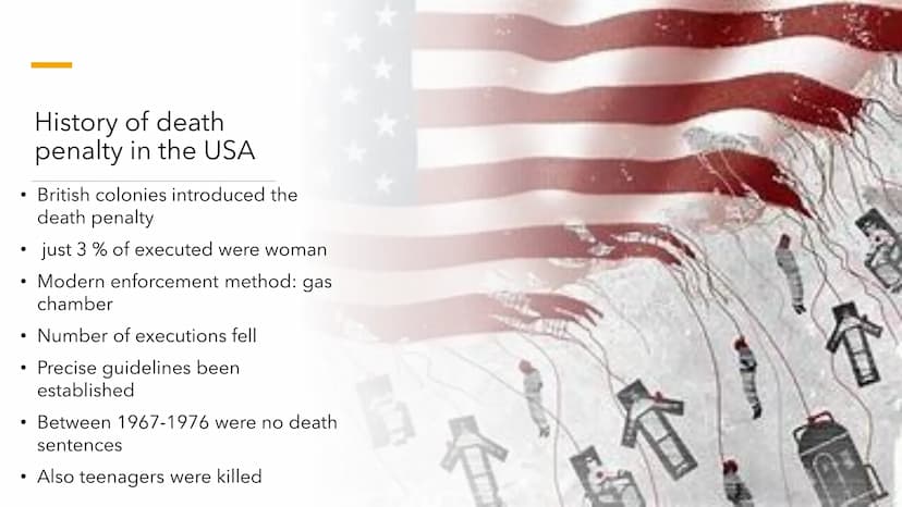 General information's:
The death penalty is the killing of a person as a legal consequence.
the number of executions has been falling for ar