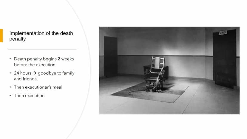 General information's:
The death penalty is the killing of a person as a legal consequence.
the number of executions has been falling for ar