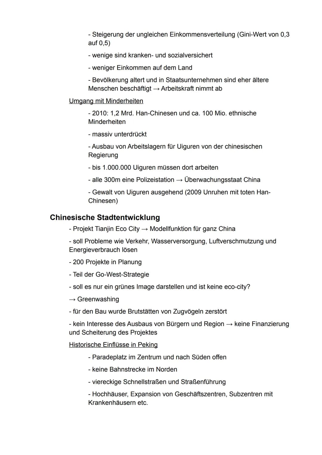Erdkunde
gA
Semester 3
- Ostasien - Inhaltsverzeichnis
China.....
Wirtschaftliche Entwicklung.
Demographische Entwicklung..
Rolle in der Wel
