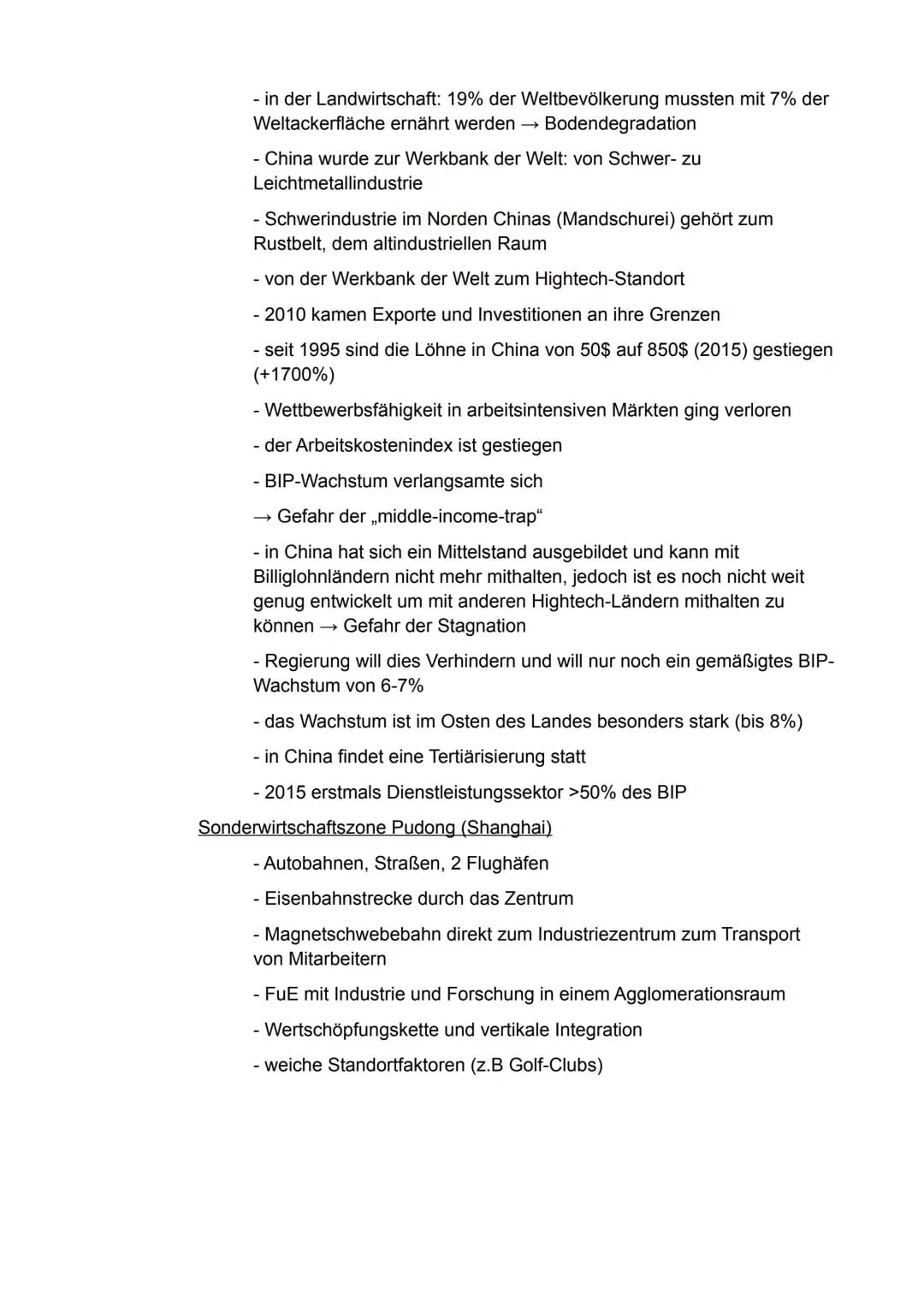 Erdkunde
gA
Semester 3
- Ostasien - Inhaltsverzeichnis
China.....
Wirtschaftliche Entwicklung.
Demographische Entwicklung..
Rolle in der Wel