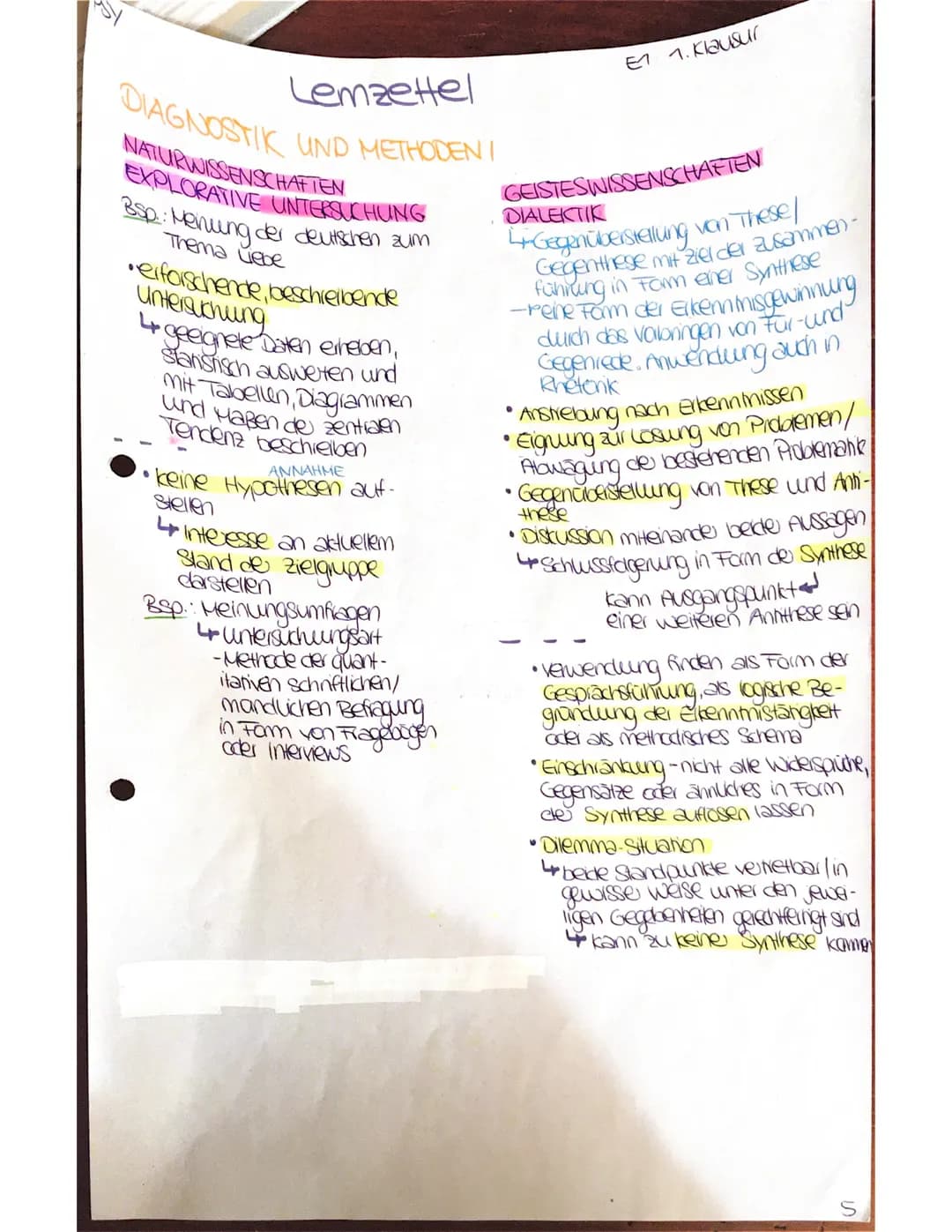Lemzettel
ALLTAGSPSYCHOLOGIE
Alltagspsychologie
●
Umgangssprache
•Aufmerksamkeit auf größeren
Sachverhalt
Einbringung eigener Erfahrungen
• 