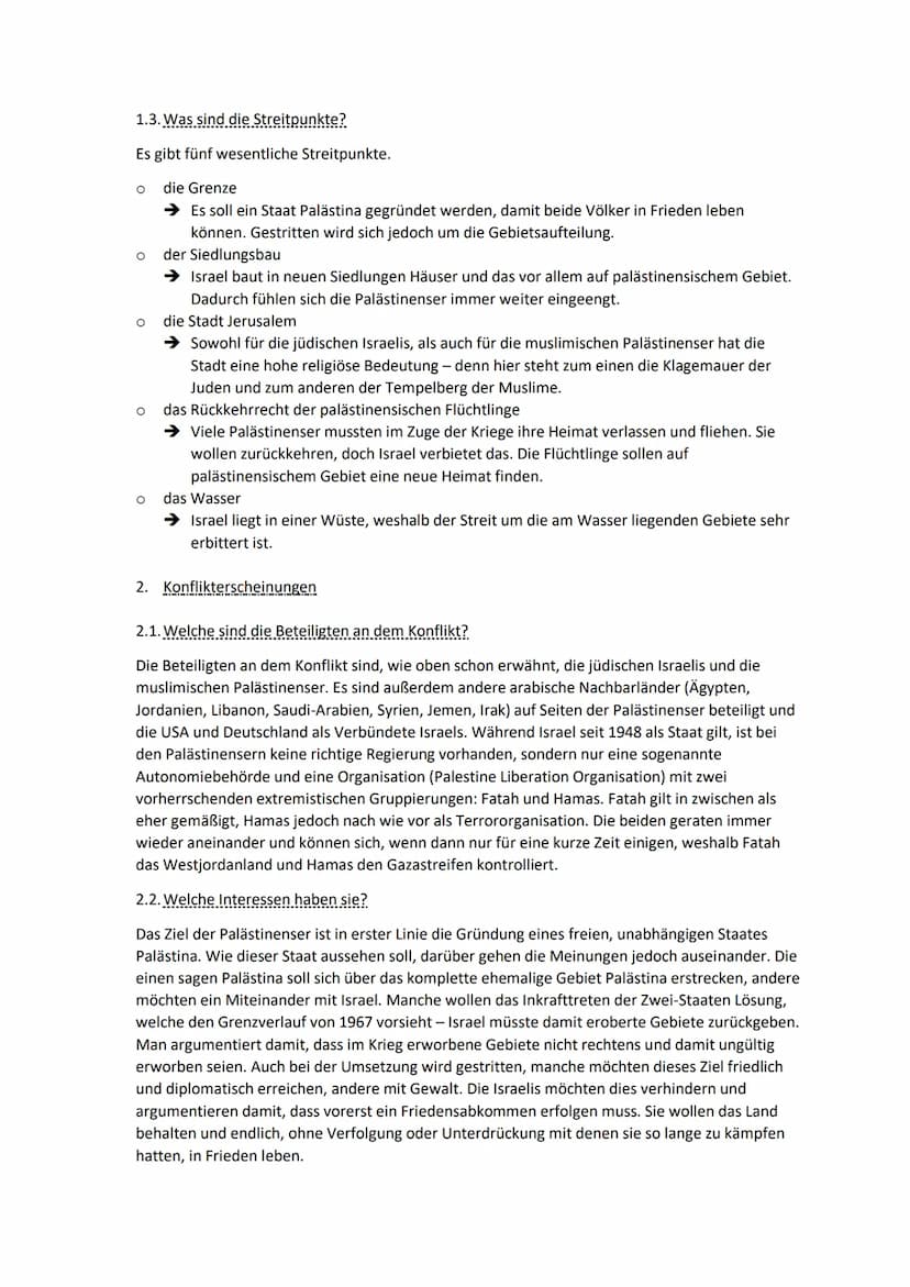 Abini Bogdan, 11/2
Der Nahostkonflikt - Ausarbeitung
10.12.2020
1. Konfliktursachen
Bei dem Nahostkonflikt handelt es sich, einfach gesagt, 