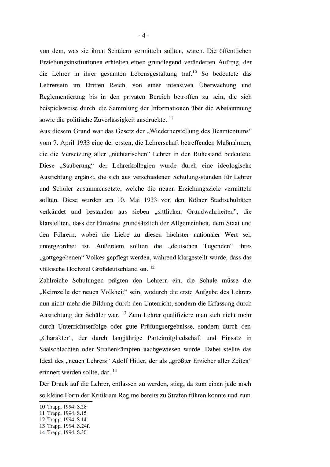 Jugend im Nationalsozialismus mit besonderem Fokus auf Köln
Verfasser:
Fach:
Schuljahr 2021/22
Einprägung der Ideologie im schulischen Konte