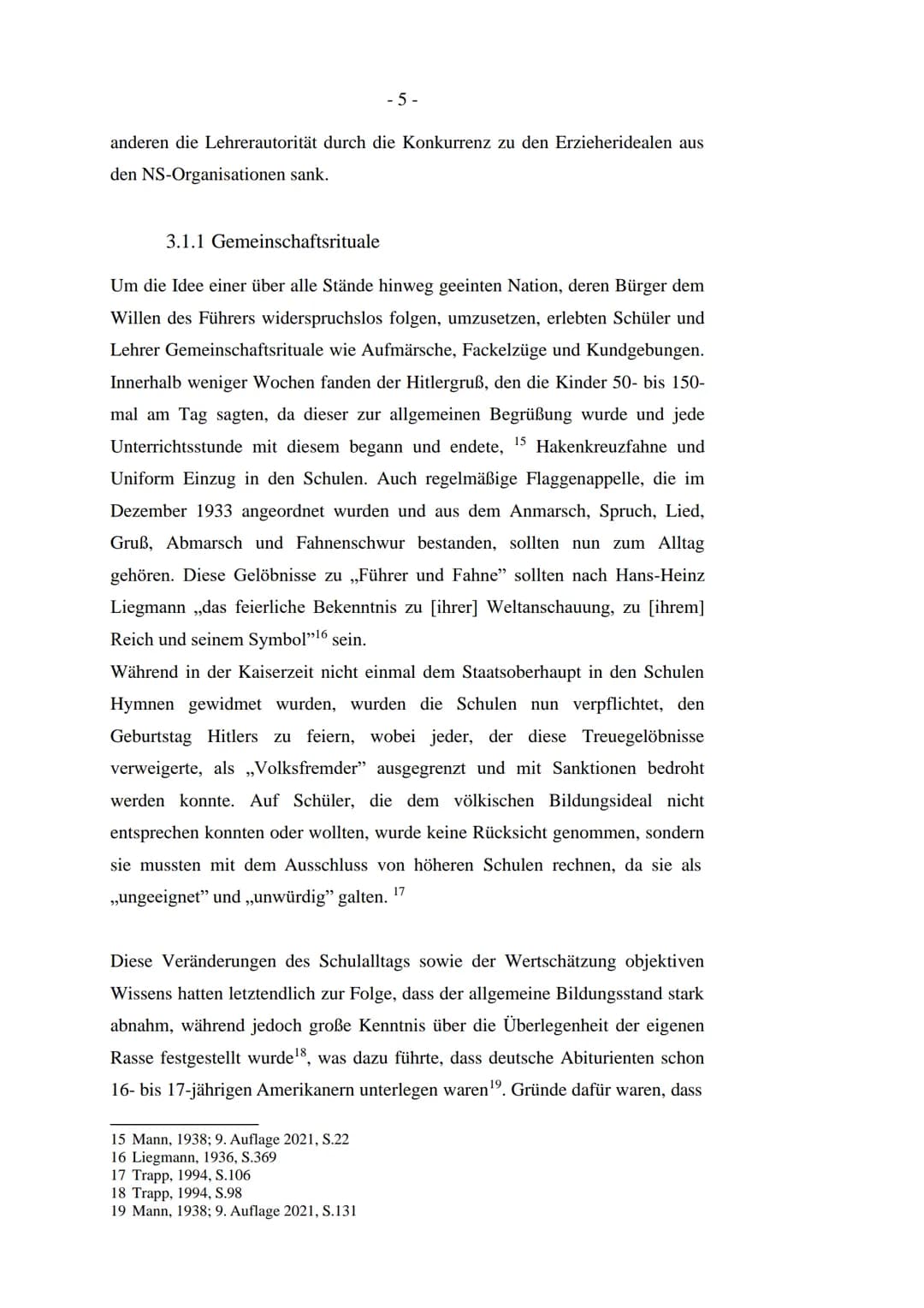 Jugend im Nationalsozialismus mit besonderem Fokus auf Köln
Verfasser:
Fach:
Schuljahr 2021/22
Einprägung der Ideologie im schulischen Konte