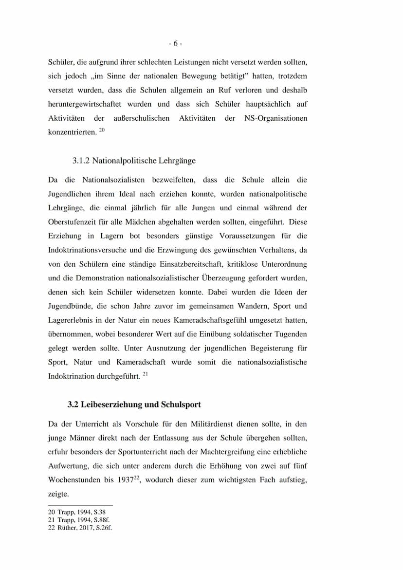 Jugend im Nationalsozialismus mit besonderem Fokus auf Köln
Verfasser:
Fach:
Schuljahr 2021/22
Einprägung der Ideologie im schulischen Konte