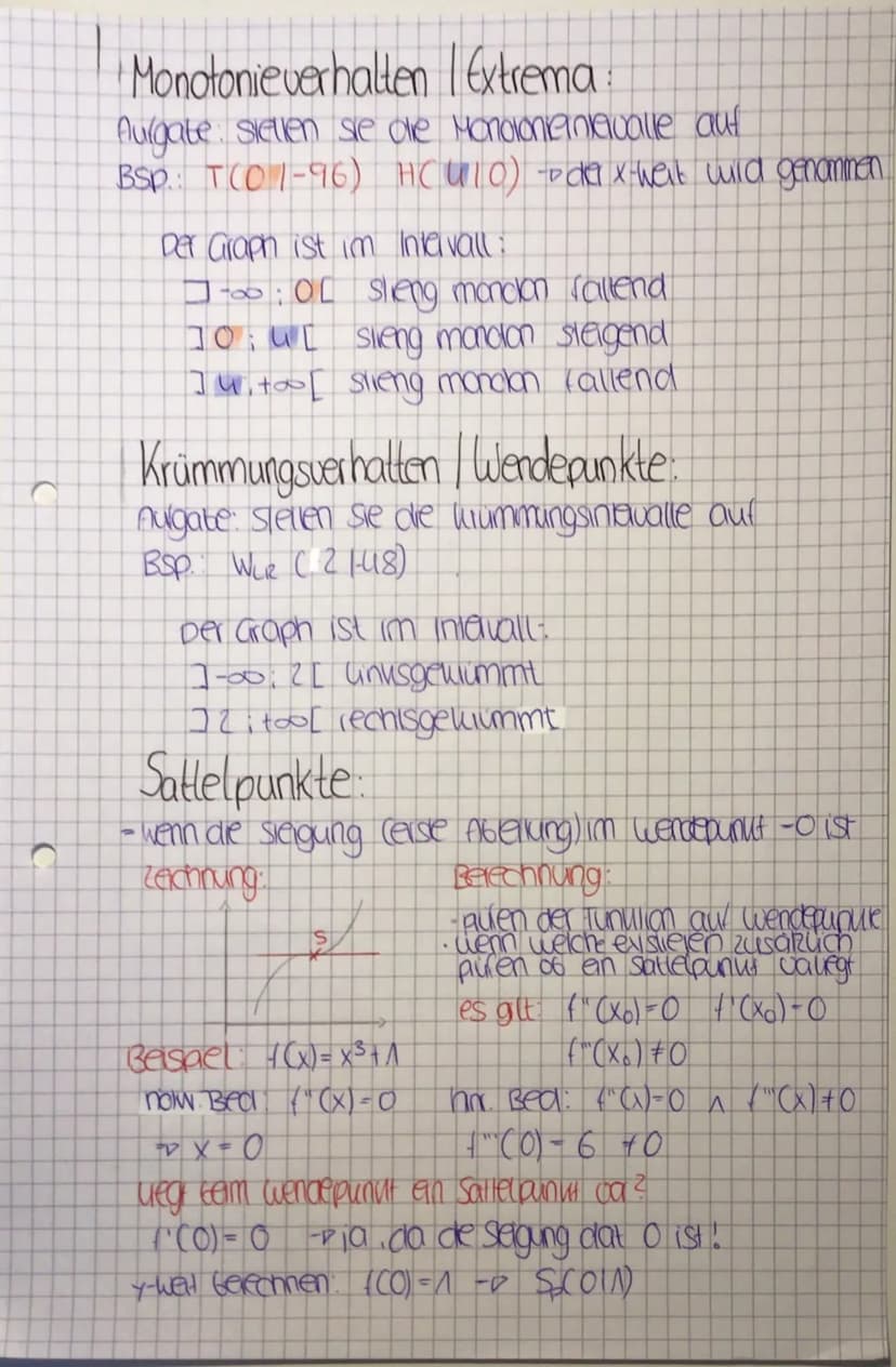 Contrationale Funktionen Andysis
Kurvendiskussion:
1) Definitionsbereich
ID = IR
(2) symmetie
• punktsymmeinsch (20m ursprung) - hur ungelad