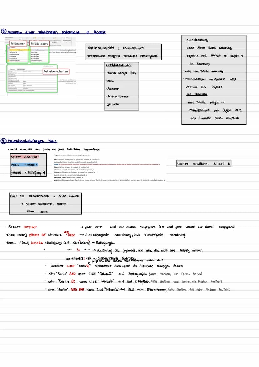 Exel als Datenbank
SYNTAX
DBANZAHL (Datenbank; Datenbank feld; Suchkreterien)
Summierung
Der Bereich, in dem summiert
werden soll (Größe der