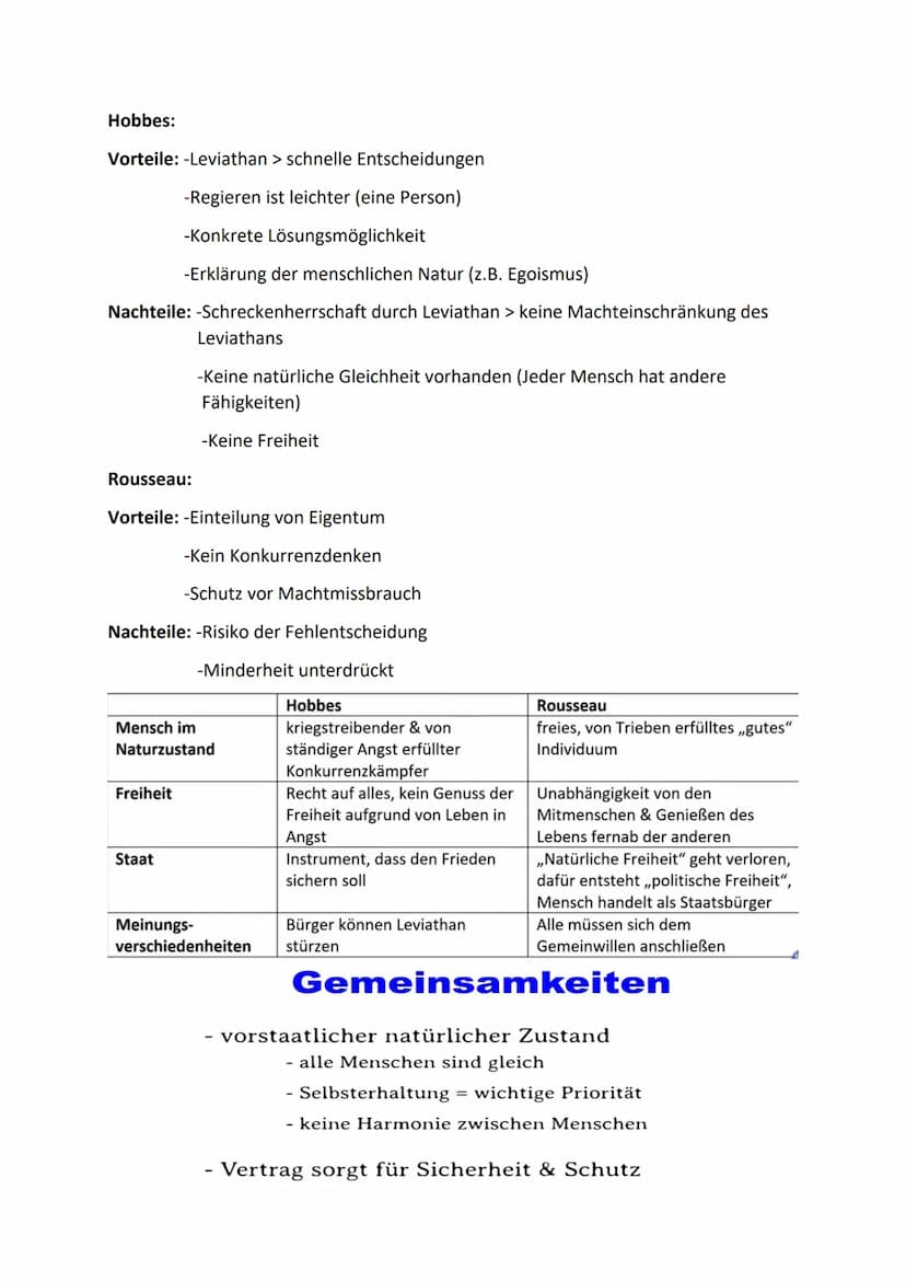 Staatsphilosophie (Was soll ich tun?, praktische Philosophie)
Einleitung:
Die politische Ordnung wird nicht mehr als selbstverständlich ange