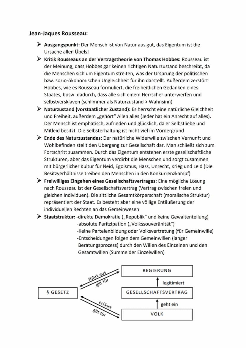 Staatsphilosophie (Was soll ich tun?, praktische Philosophie)
Einleitung:
Die politische Ordnung wird nicht mehr als selbstverständlich ange