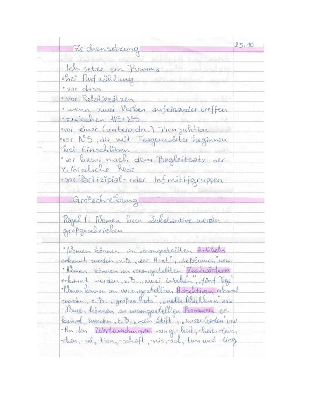Zeichensetzung und Groß- und Kleinschreibung Übungen PDF – Mit Lösungen für Klasse 5-8