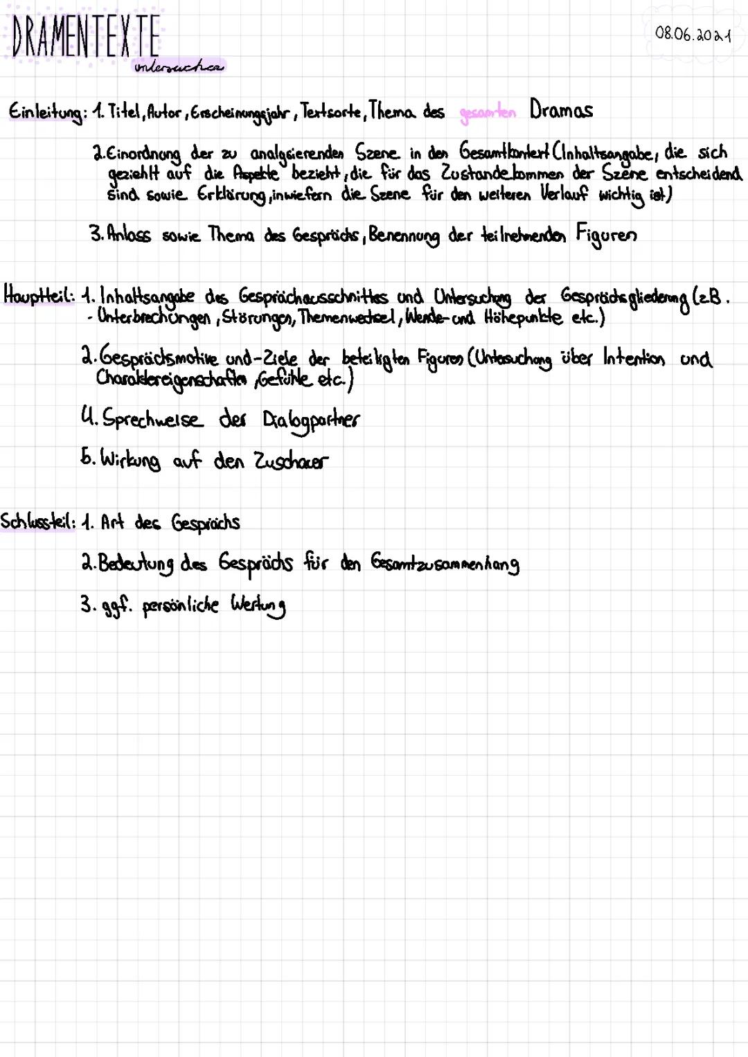 Dramenanalyse Musterbeispiel PDF: Einfache Beispiele und Tipps