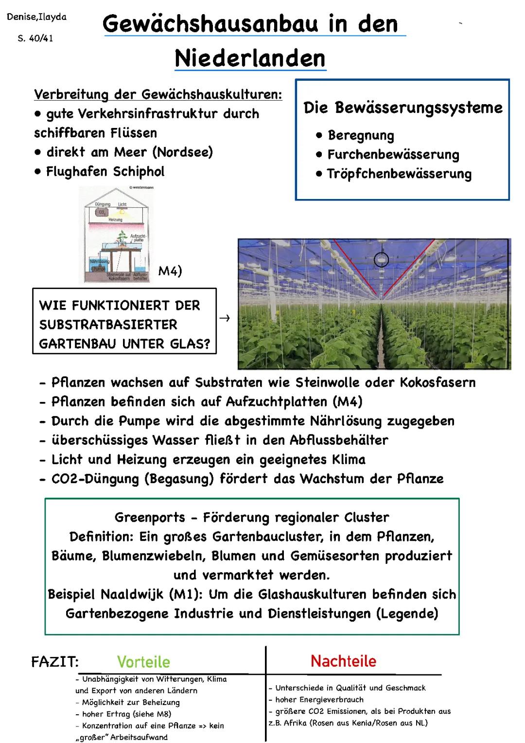 Gewächshausanbau