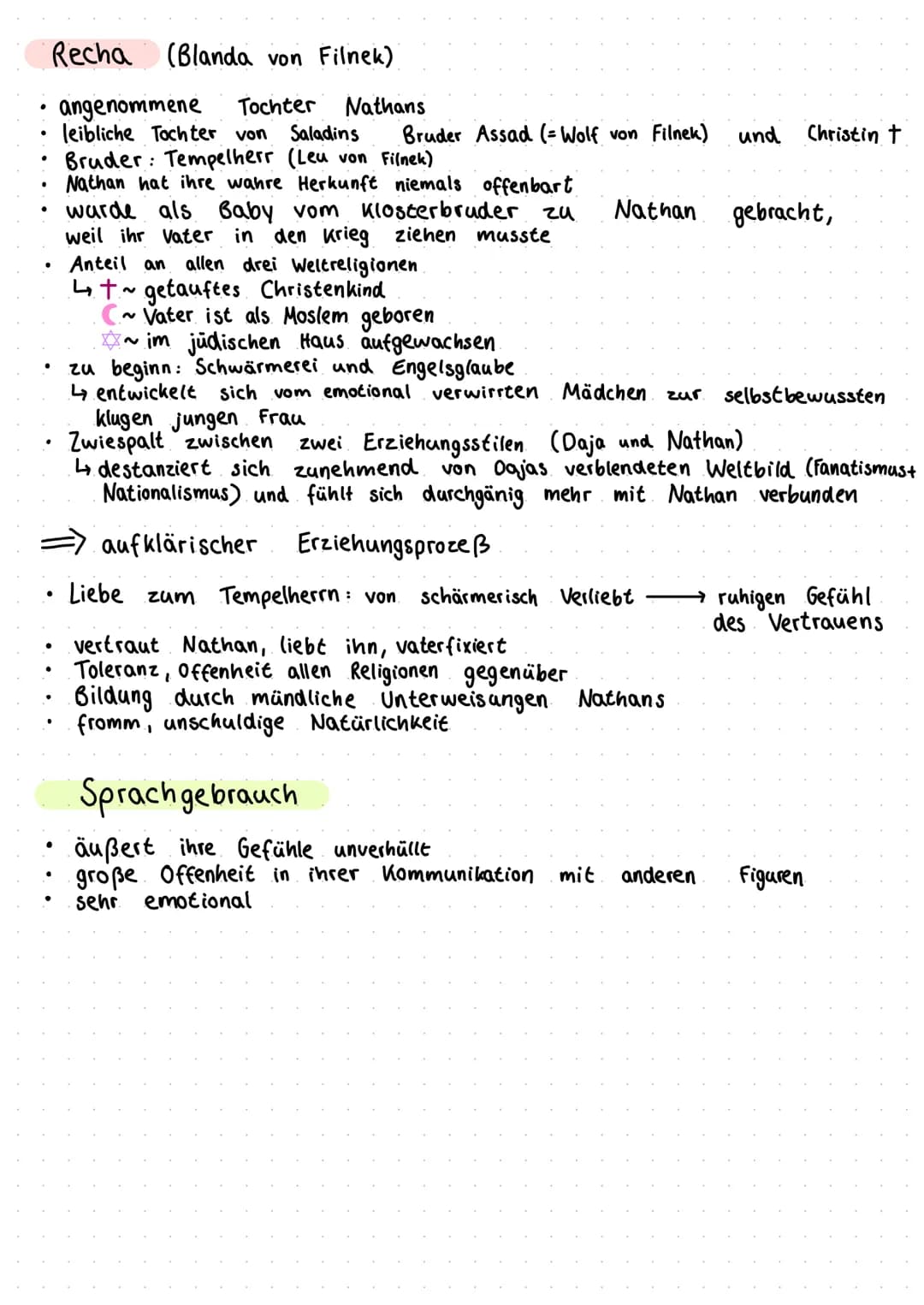 Nathan der Weise ●
●
Aufklärung
von ca. 1700-1800
gegen
Vorurteile
Fanatismus
.
•
Hintergrundwissen
•
●
für
Toleranz
Vernunft
Humanismus
alt