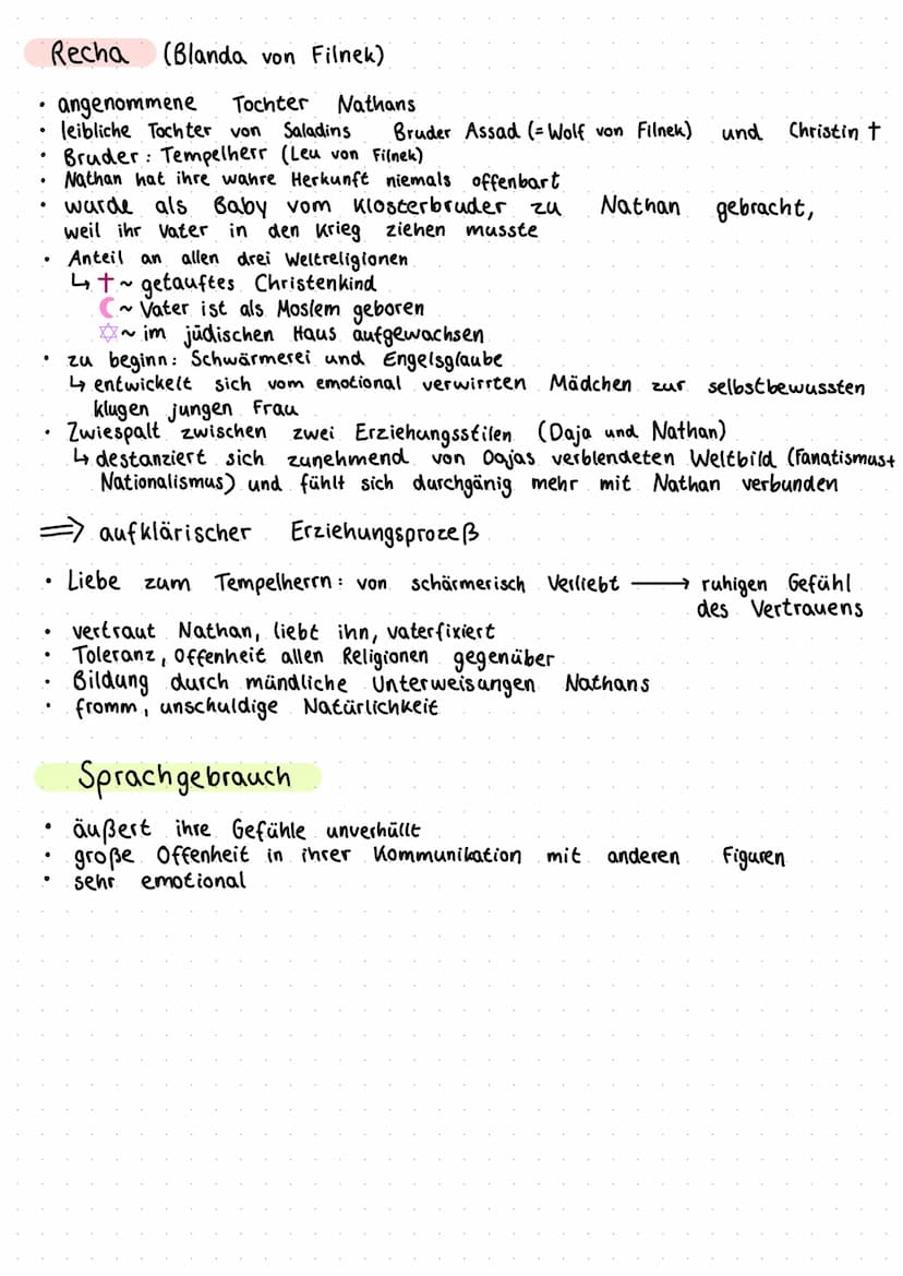 Nathan der Weise ●
●
Aufklärung
von ca. 1700-1800
gegen
Vorurteile
Fanatismus
.
•
Hintergrundwissen
•
●
für
Toleranz
Vernunft
Humanismus
alt