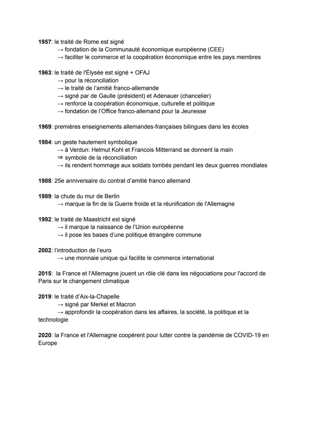 La relation franco-allemande
1871: la guerre franco-prussienne
→ les Français était mal préparé et commandés
→ ils sont battus et perdent l'