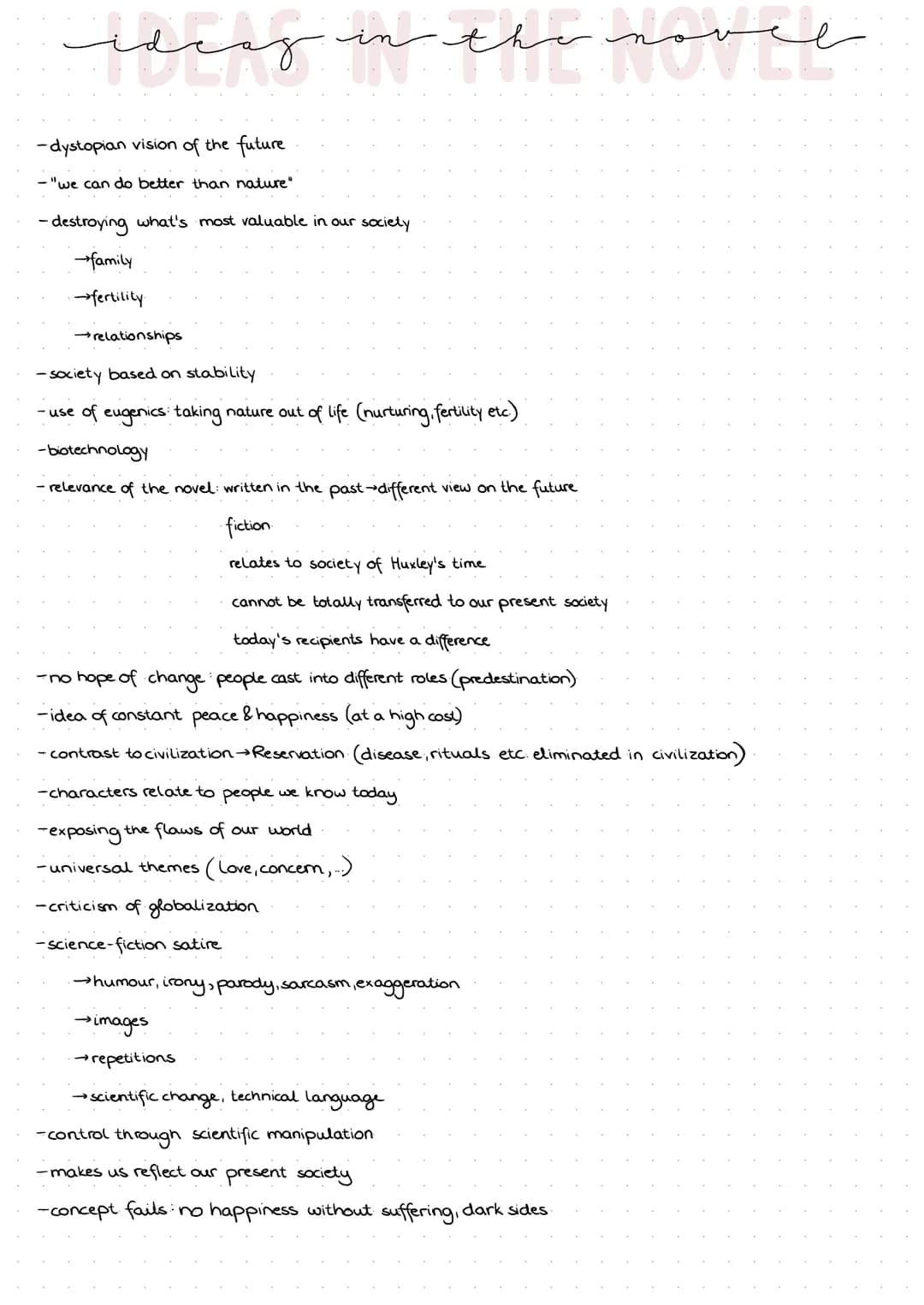 caste system.
•genetic caste system of mass-manifactured embryos
• categorisation of human beings according to their
role in society
→specif