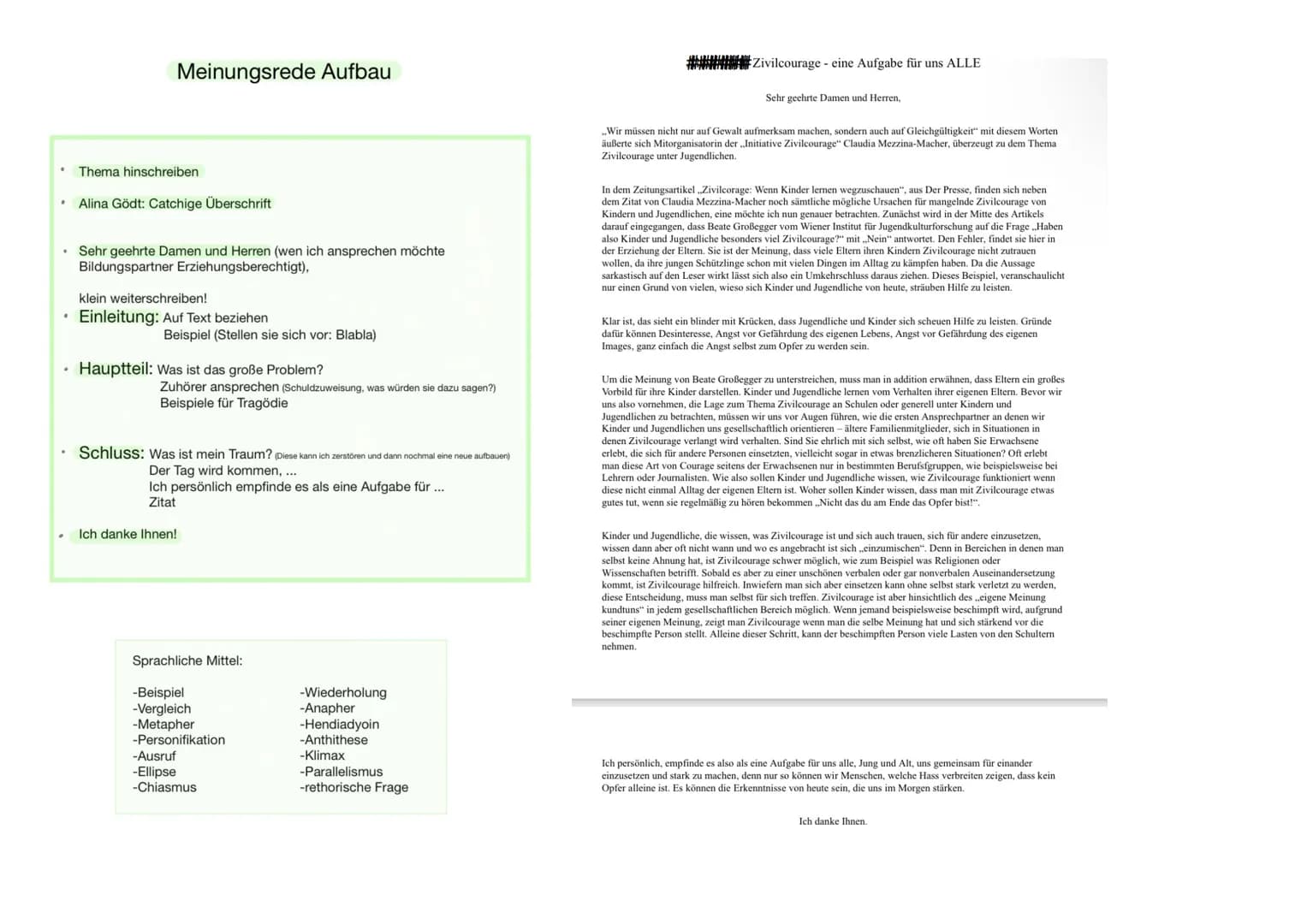 Kriterium Zusammenfassung Erörterung Leserbrief
Zeit
Präsens
Präsens
Publikum
Leserschaft
Stil
eigene
Meinung?
Hortanzahl 270-330
Überschrif