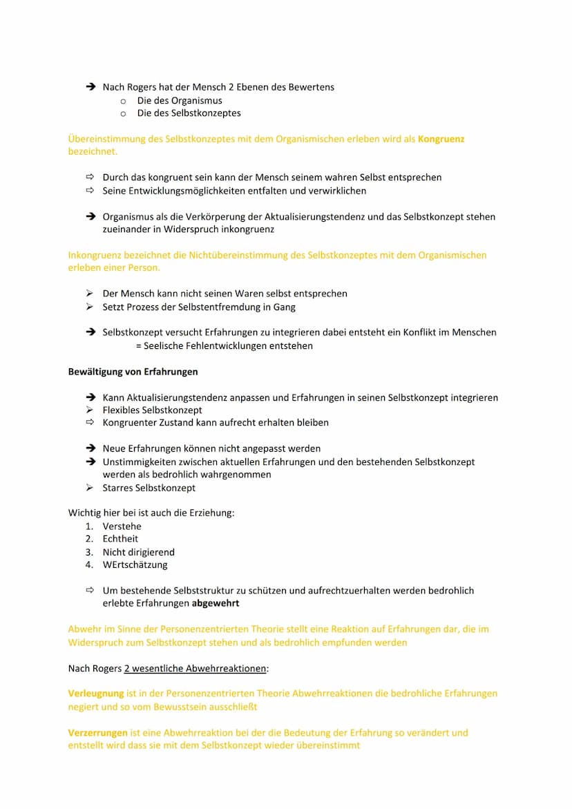 Personenzentrierte Theorie
Carl Rogers
● Begründer der Personenzentrierten Theorie der Persönlichkeit
Klinischer Psychologe
Vertreter der hu