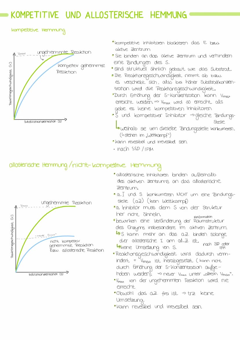 Biologie Lernzettel: Struktur und Funktion von
Enzymen
AMINOSAUREN
Proteine bestehen aus verknüpften Aminosäuren.
•Alle Aminosäuren haben di