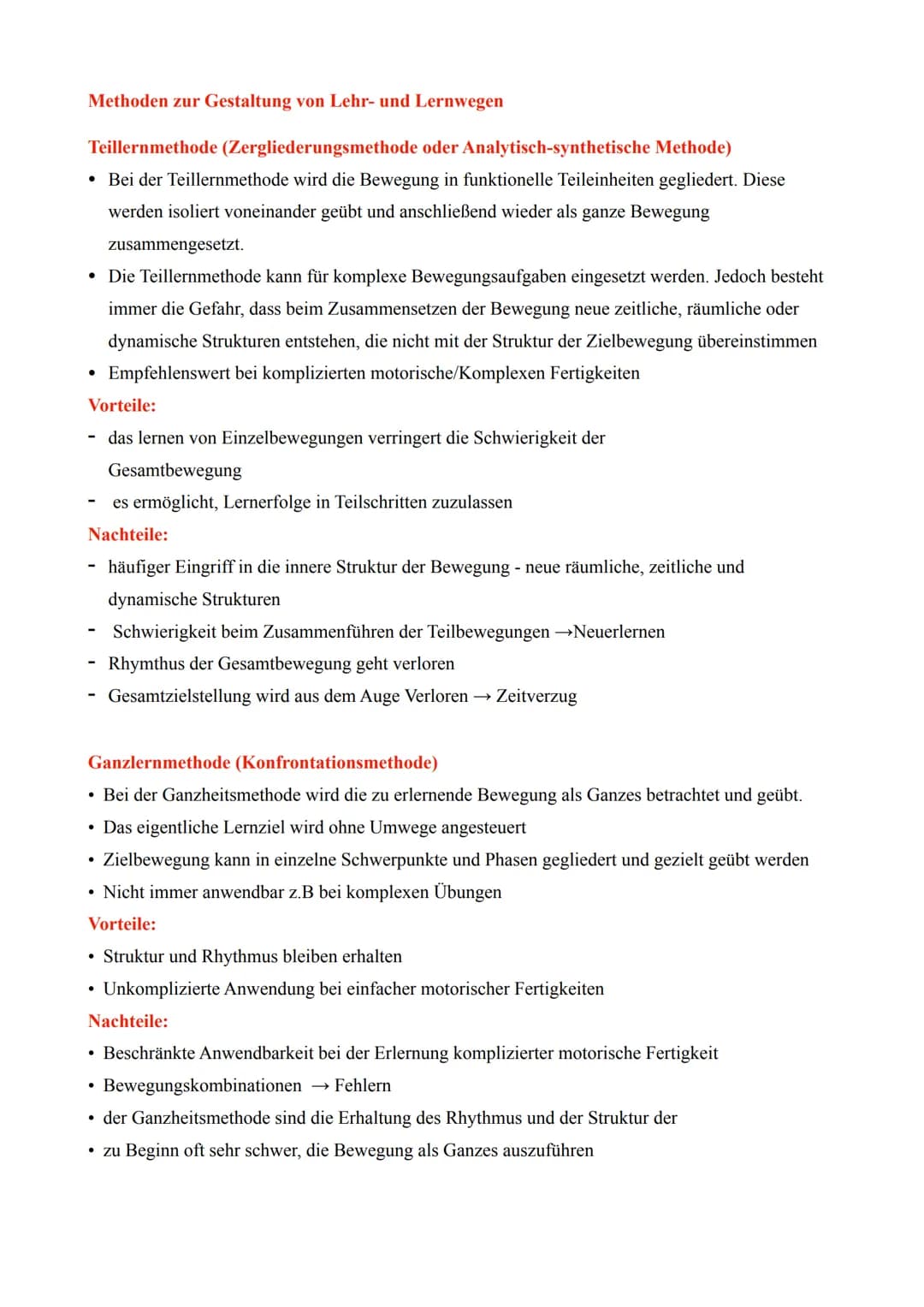 Sport Klausur: Bewegungsstruktur und Bewegungslernen
Funktionsanalyse nach Göhner
Göhner hat das Phasenmodell von Meinel weiterentwickelt un