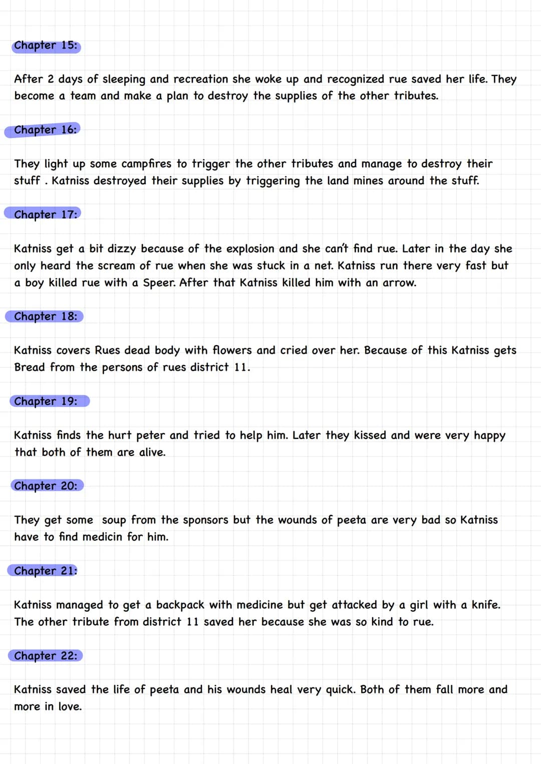 Reading Diary The Hunger Games:
By Ben Auerbach 10.6
Suzanne Collins
The Hunger Games
Klett English Editions
ok
Klett Summary's of the chapt