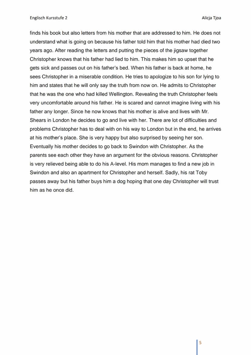 Englisch Kursstufe 2
Book review
16-Jan-23
The curious
incident of the dog
in the nighttime
#1 international bestseller
whitbread book of th