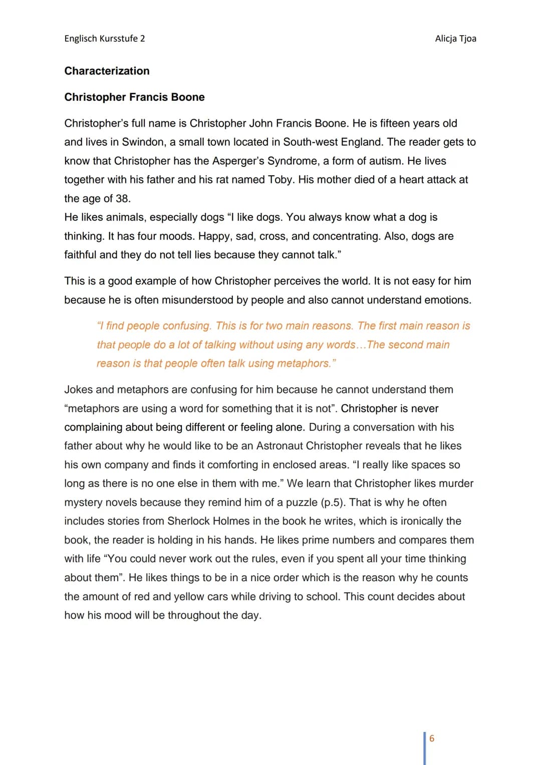 Englisch Kursstufe 2
Book review
16-Jan-23
The curious
incident of the dog
in the nighttime
#1 international bestseller
whitbread book of th