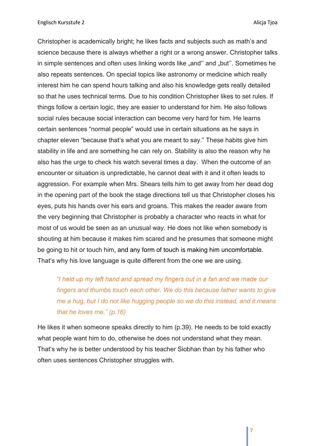 Englisch Kursstufe 2
Book review
16-Jan-23
The curious
incident of the dog
in the nighttime
#1 international bestseller
whitbread book of th