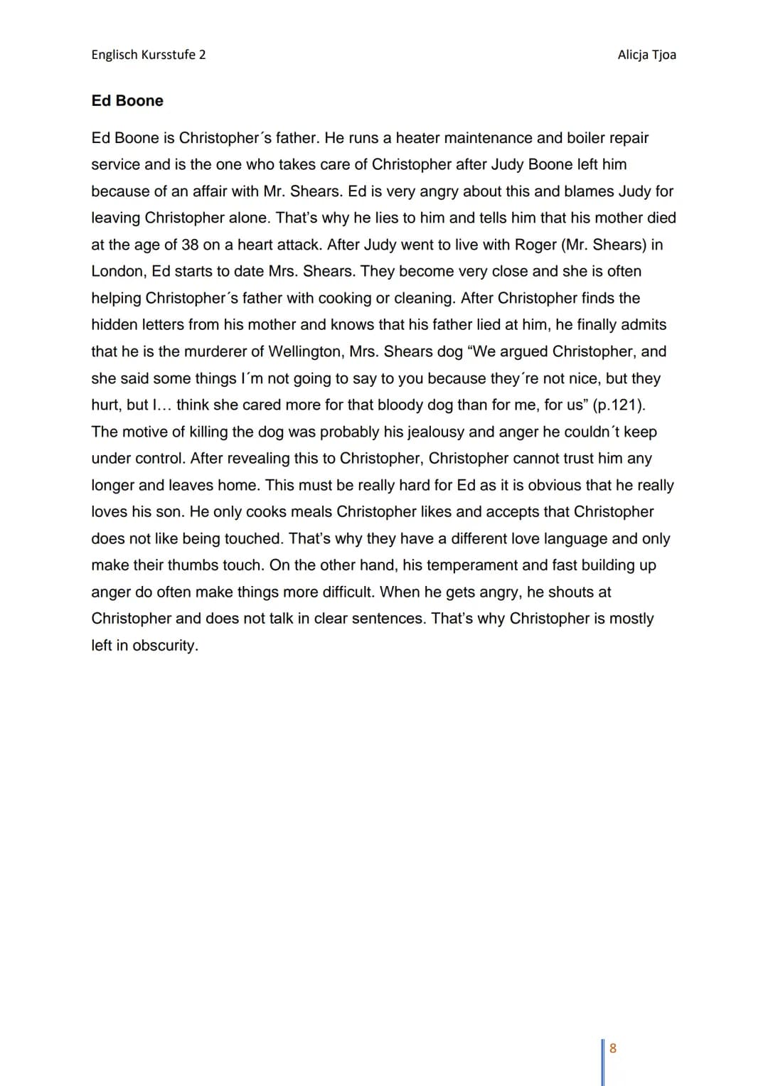 Englisch Kursstufe 2
Book review
16-Jan-23
The curious
incident of the dog
in the nighttime
#1 international bestseller
whitbread book of th