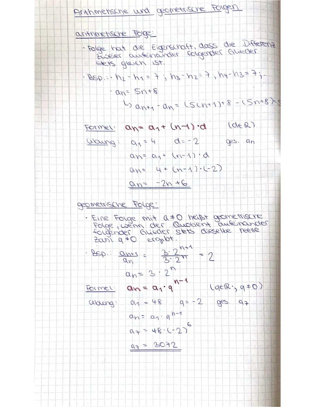 Zahlenfolgen
Zankenfolge verstent man eine
mit Definitionsbereich (f) = N₂
Dabei verwendet man statt der Variable x
Variable
unter einer
Fun