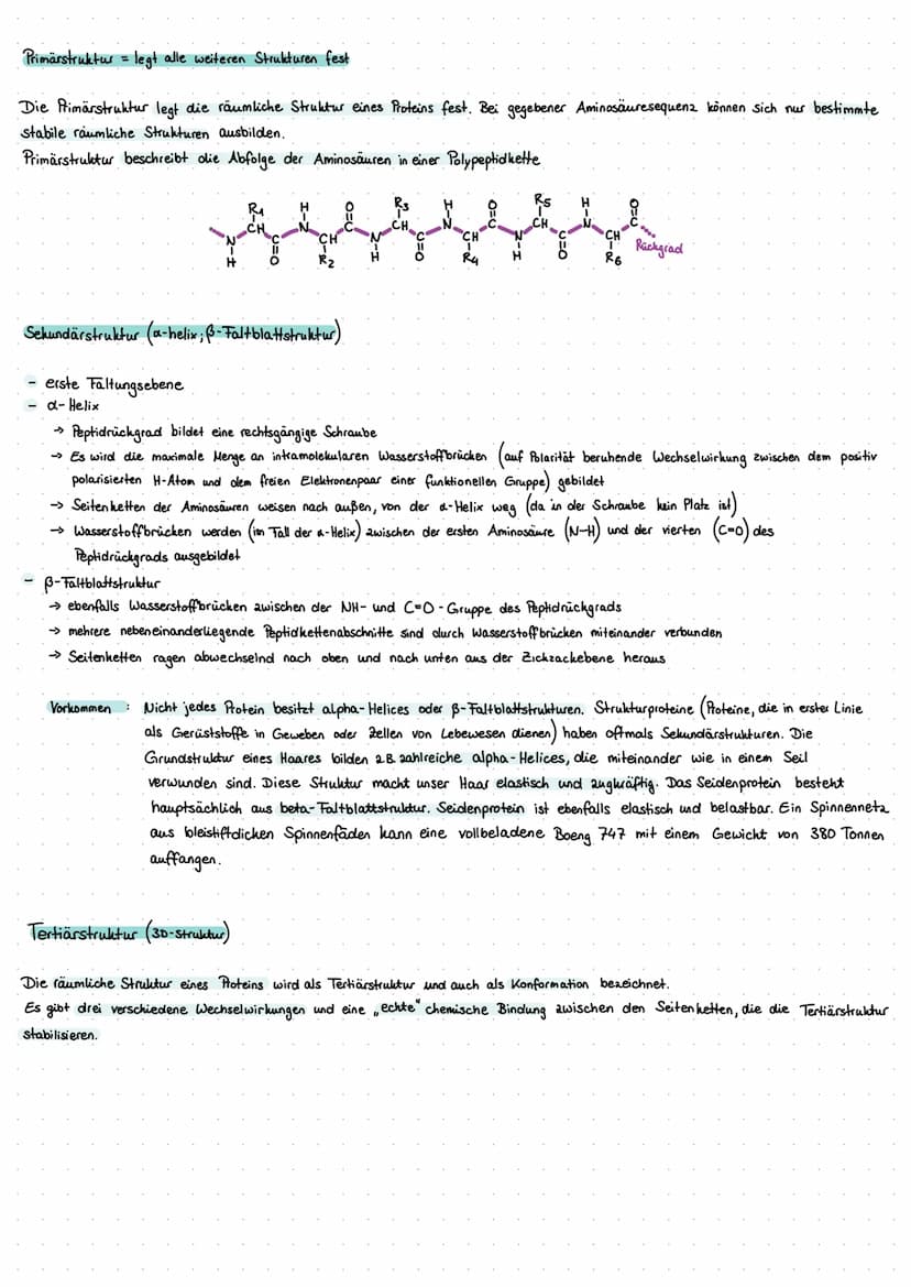Zusammenfassung für die Klassenarbeit am 10.02.22
Aminosäuren und Proteine
Alle proteinogenen Aminosäuren (M) bestehen aus den Elementen C; 