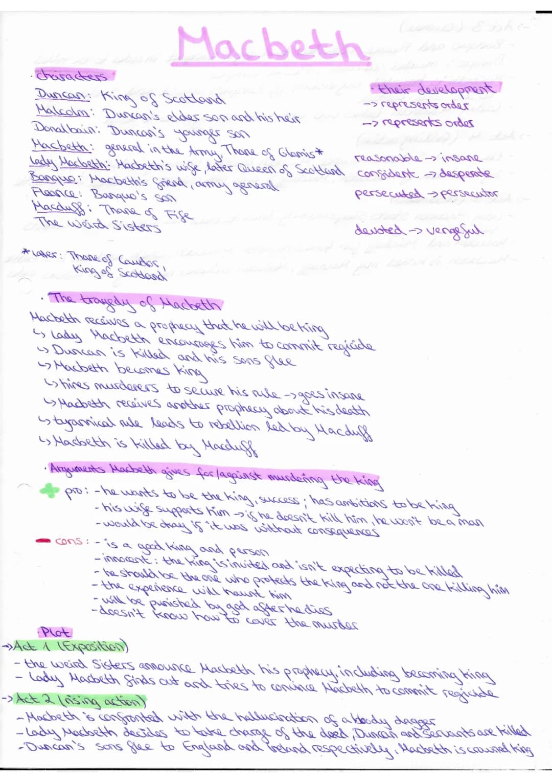 Macbeth Play Translated: Easy Summary and Characters