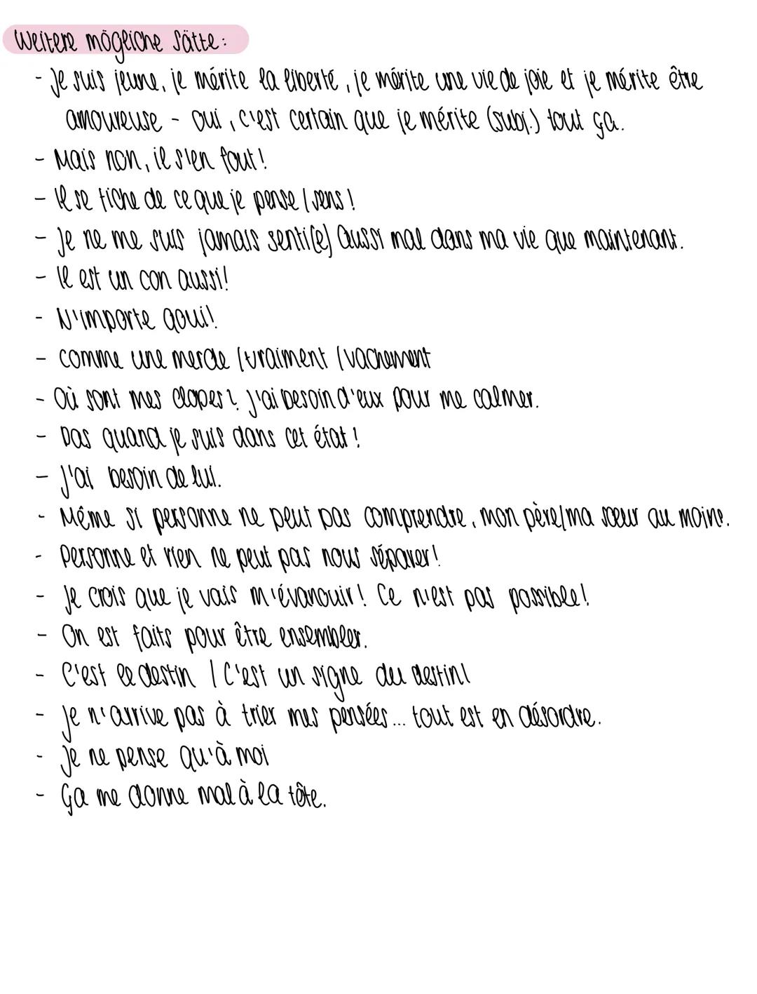 # Monologue intérieur

→ subjektiv; in der Ich-perspektive

→ nicht strukturiert wirre gedankengänge

→ kurte sätte, evte. familiare Ausdrüc