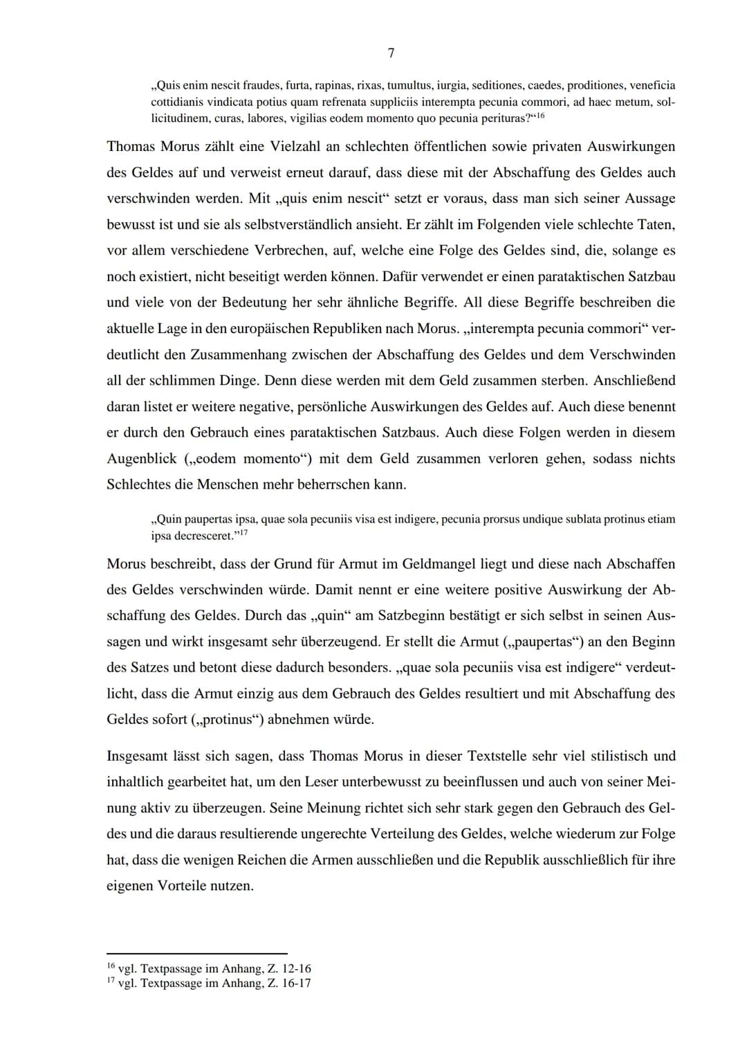 Ist die Darstellung der Reichen und
Mächtigen in der Utopia des Thomas
Morus ein Spiegel unserer Realität? Inhaltsverzeichnis
1 Einleitung: 
