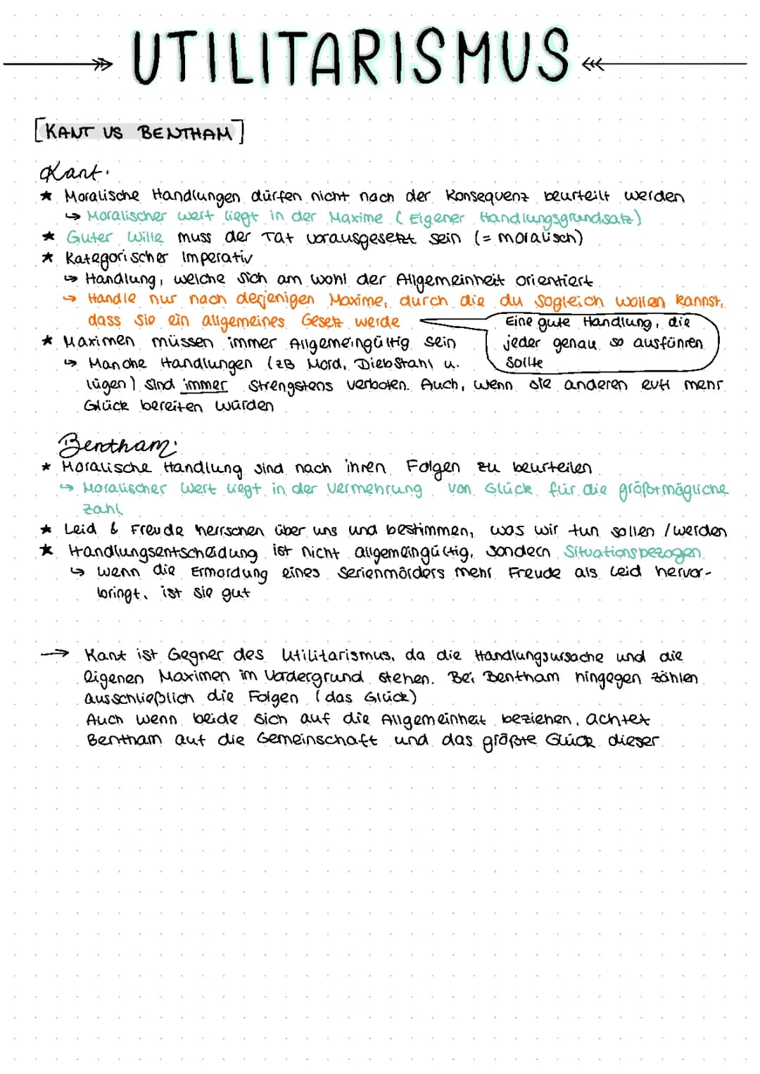 Kant vs Utilitarismus: Beispiele und Unterschiede