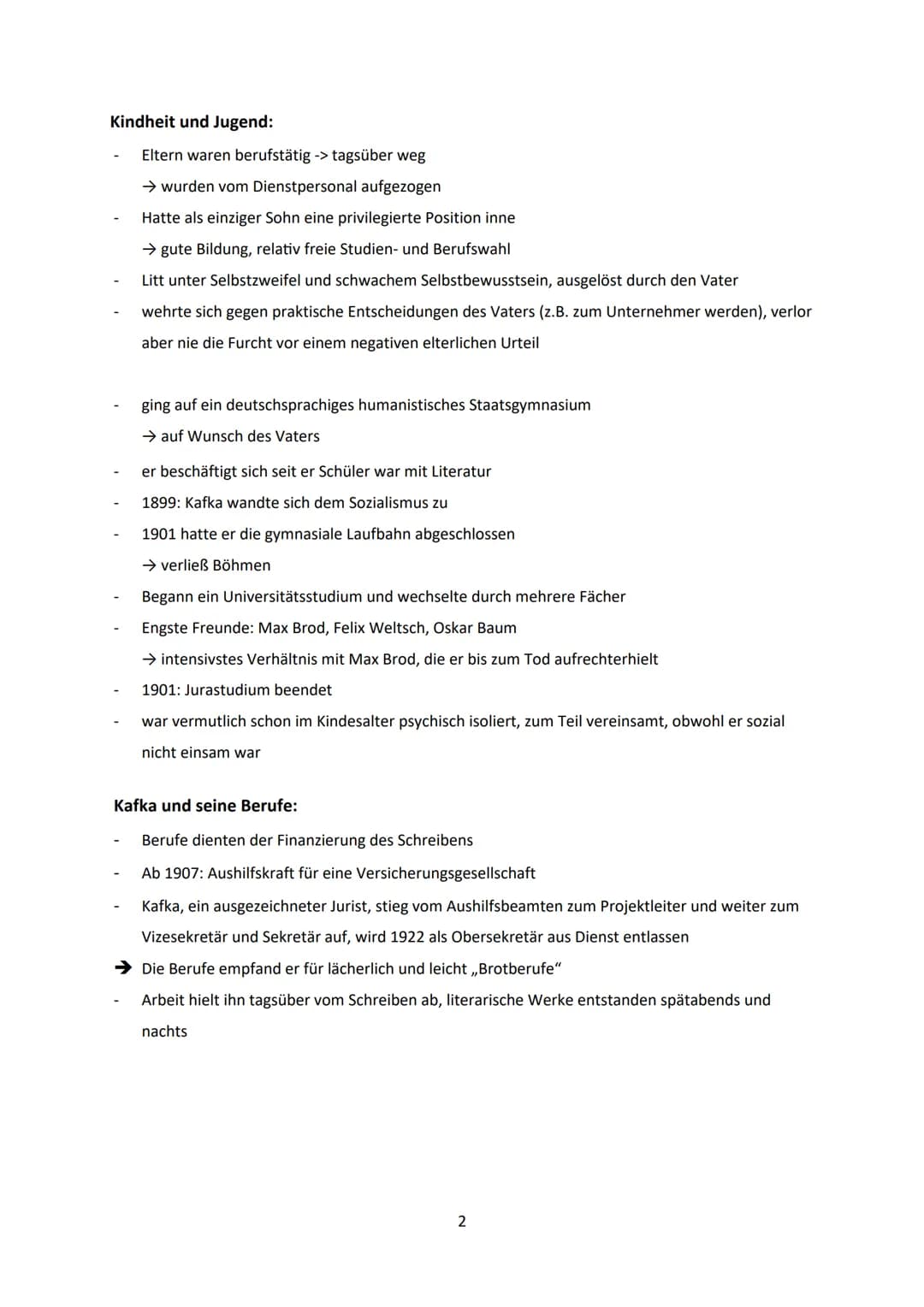 Franz Kafka
Kafka war einer der wichtigsten deutschsprachigen Erzähler. Seine Werke wurden größtenteils erst
nach dem Tod veröffentlicht und