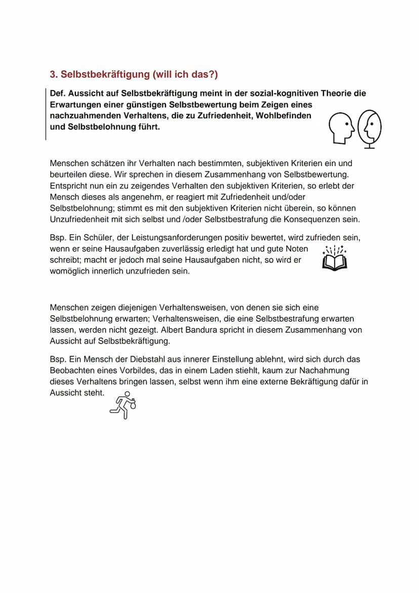 Sozial-kognitive Lerntheorie
nach Bandura
Menschen erlernen eine Vielzahl von Erlebens- und Verhaltensweisen durch Beobachtung
von Personen,