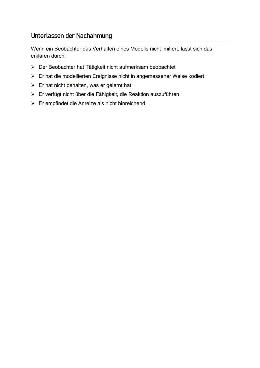 Sozial-kognitive Lerntheorie
nach Bandura
Menschen erlernen eine Vielzahl von Erlebens- und Verhaltensweisen durch Beobachtung
von Personen,