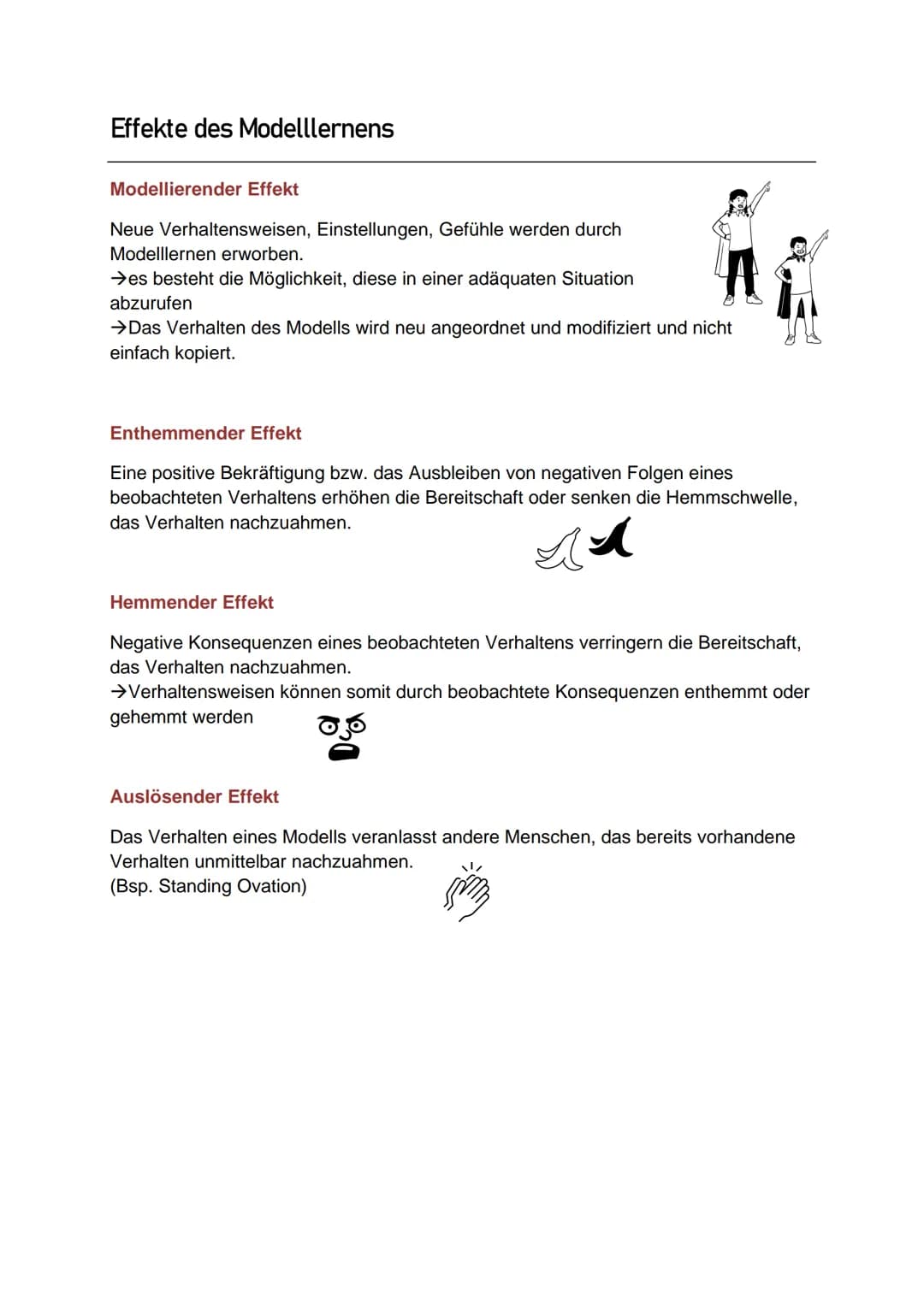Sozial-kognitive Lerntheorie
nach Bandura
Menschen erlernen eine Vielzahl von Erlebens- und Verhaltensweisen durch Beobachtung
von Personen,