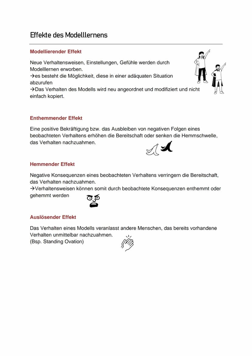 Sozial-kognitive Lerntheorie
nach Bandura
Menschen erlernen eine Vielzahl von Erlebens- und Verhaltensweisen durch Beobachtung
von Personen,