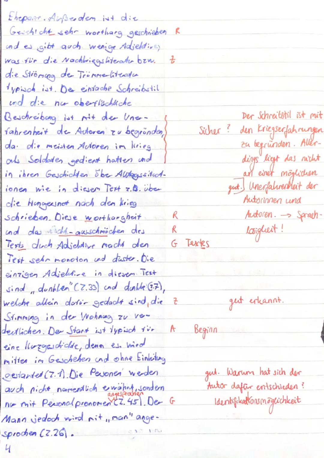 Rosner-Blumenthal
Text - Wolfgang Borchert: Das Brot (1946)
Aufgabenstellung:
Klausur Nr. 1/EF/GK Deutsch 4
Analysieren und interpretieren S