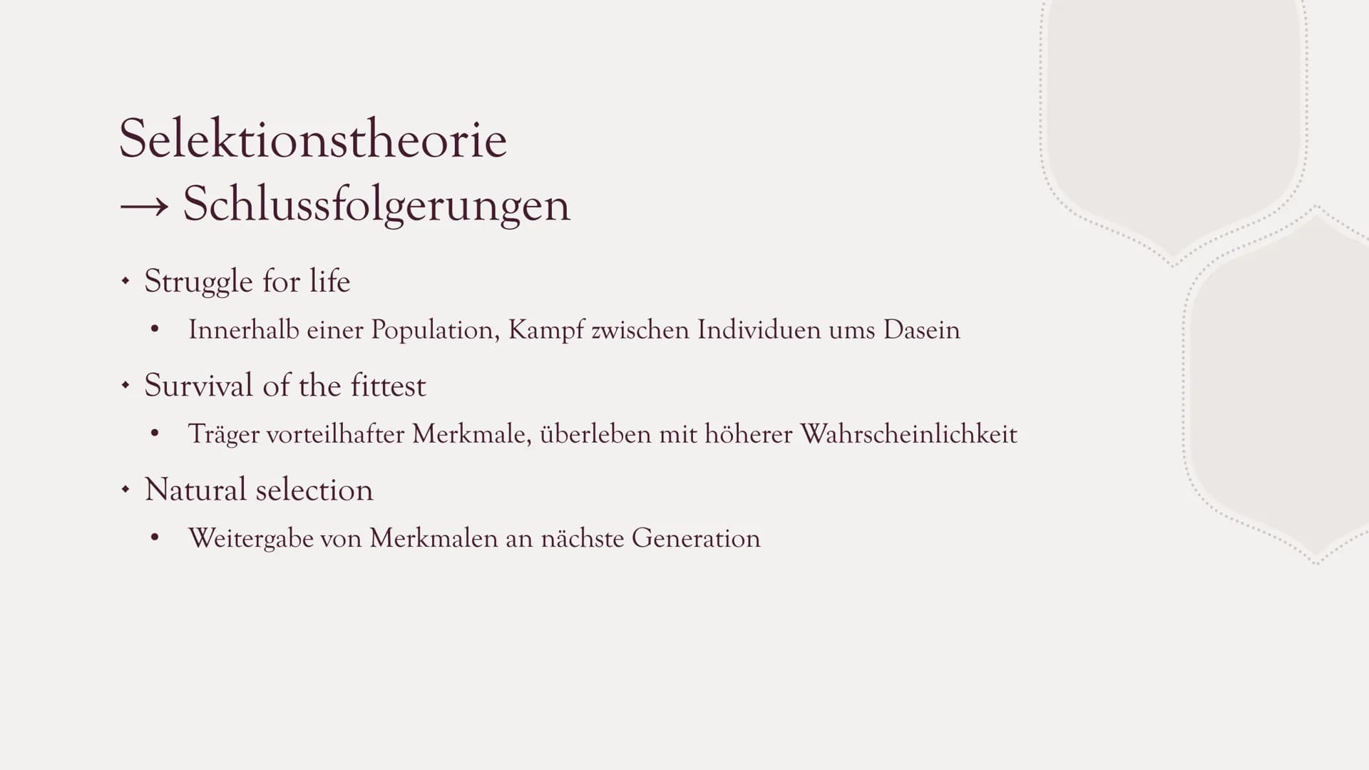 Die Evolutionstheorie
von Charles Darwin
PRÄSENTATION
VON MARIE SCHIRMER Gliederung
Charles Darwin
Selektionstheorie
Experiment
Synthetische
