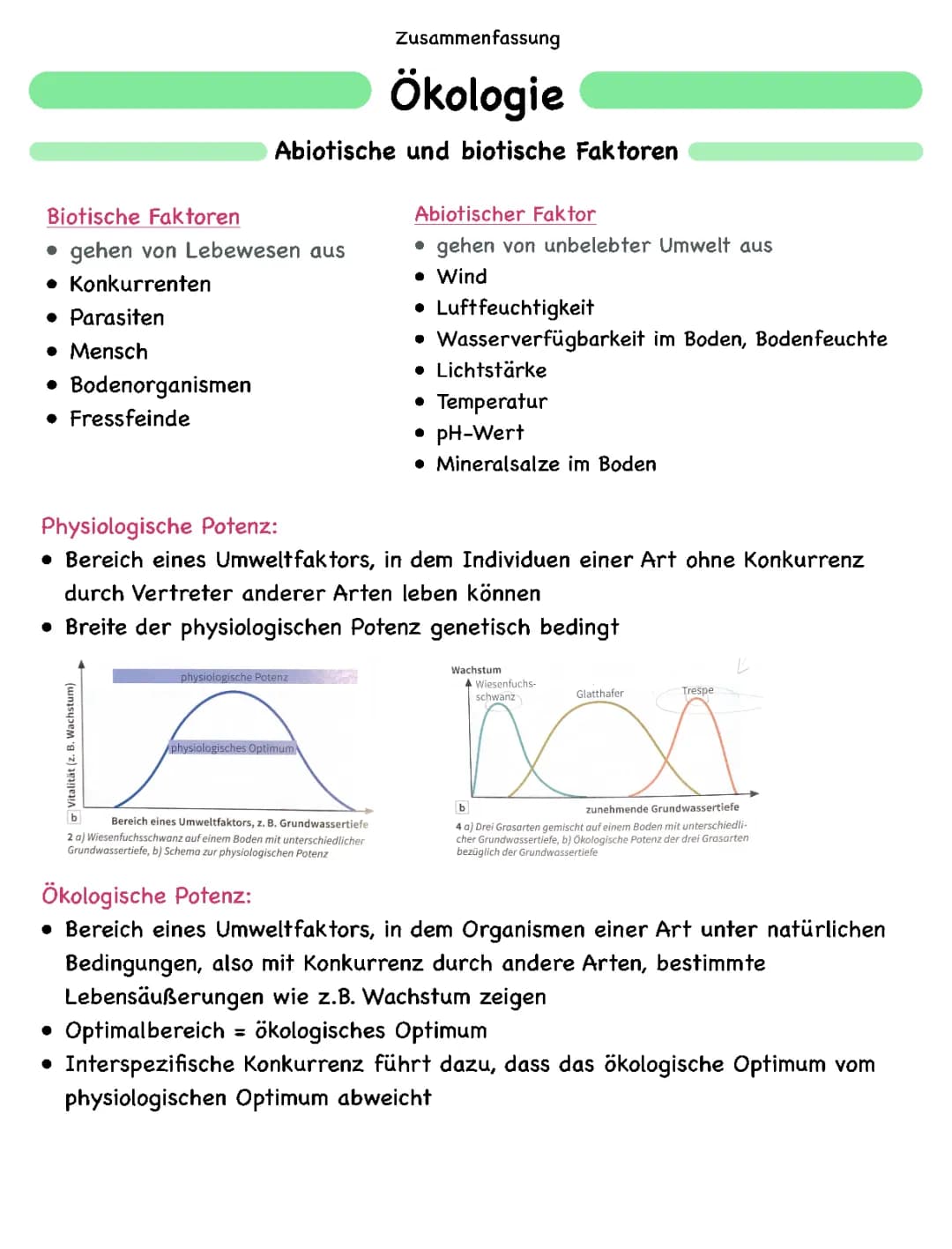 Ökologische und physiologische Potenz einfach erklärt – Alles über das Ökosystem See und die Bergmannsche Regel