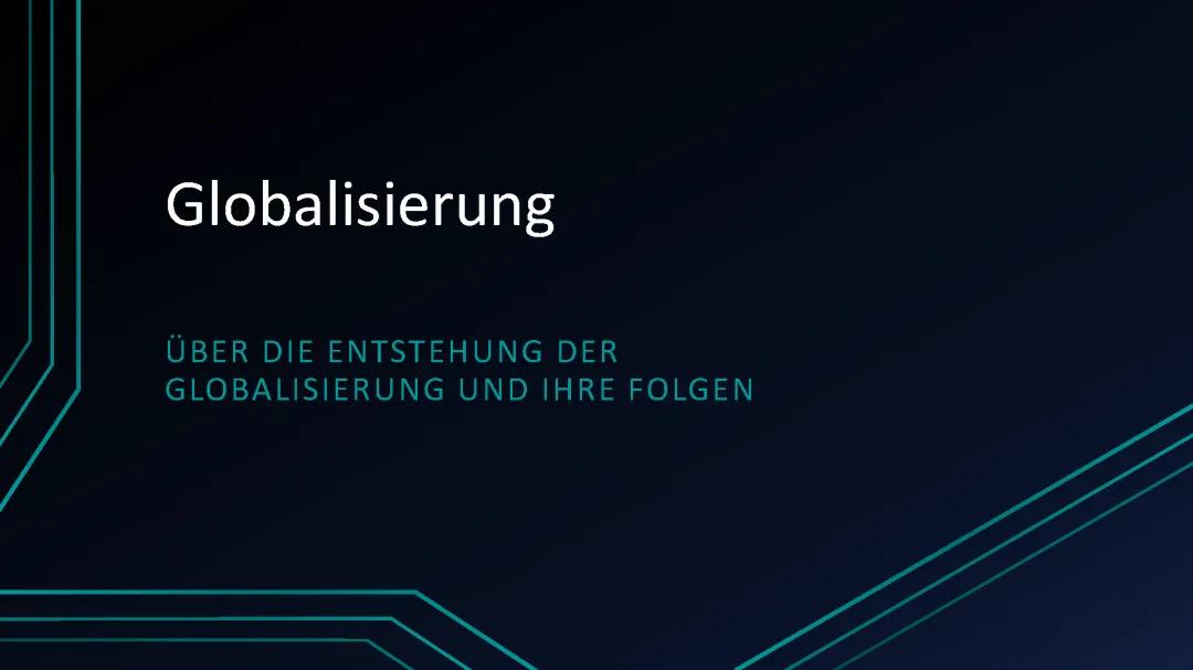 Die Geschichte und Folgen der Globalisierung für Kinder erklärt