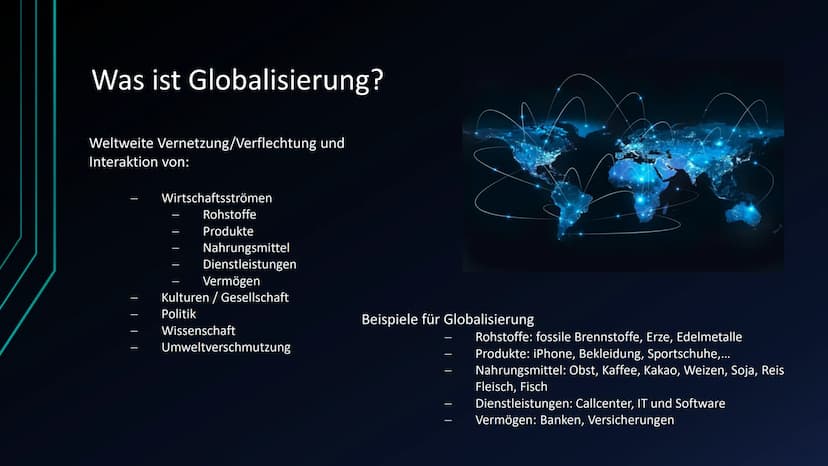 Globalisierung
ÜBER DIE ENTSTEHUNG DER
GLOBALISIERUNG UND IHRE FOLGEN Gliederung
1. Was ist Globalisierung?
Wie entsteht Globalisierung
2. D
