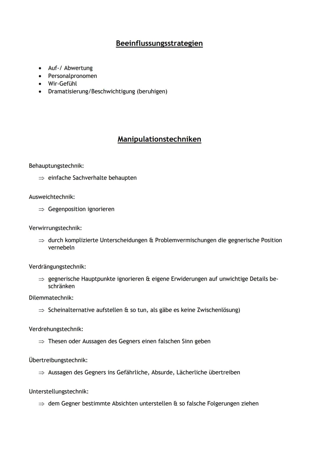 Faktenargument:
wissenschaftliche Fakten zur Begründung einer Behauptung
sehr starkes Argument, das eine hohe Überzeugungskraft besitz
Norma